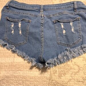Denim Frayed Hem Women Daisy Dukes
